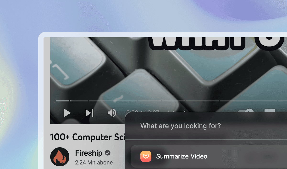 YouTube Summarizer Demo